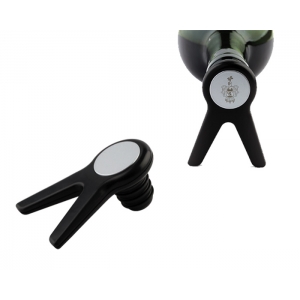 Soporte y tapón para botella de vino Merlot