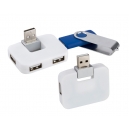 Multi conector o Hub  de 4 puertos USB