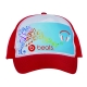 Gorra de poliéster Forester con amplia área para sublimar