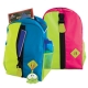 Mochila impermeable colorida