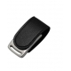 Memoria USB con clip o cubierta de piel 8 GB
