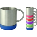 Taza original de acero inoxidable 300 ml Funky con silicón protector