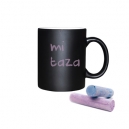 Nueva Taza de Cerámica Pizarra color negro modelo CERMIC PIZARRA