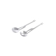 Set de cucharas ensaladeras metálicas