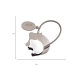 Llavero metálico cordón acero inoxidable con placa en forma de puerquito