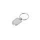 Llavero metálico con placa de aluminio
