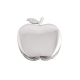 Porta bolsas metálico esmaltado con forma de manzana
