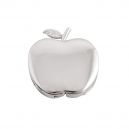 Porta bolsas metálico esmaltado con forma de manzana