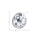 Reloj metálico de pared 30 cm de diámetro