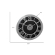 Reloj metálico de pared redondo 30 cm Diámetro