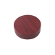 Set de accesorios para vino en estuche de madera redondo color vino
