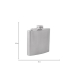Licorera de acero inoxidable con capacidad de 5oz
