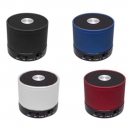 Bocina cilíndrica metálica de varios colores bluetooth