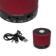 Bocina cilíndrica metálica de varios colores bluetooth