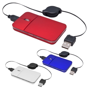 Mouse plano rectangular en varios colores