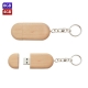 USB llavero de madera con tapa y cap 4GB y 8GB