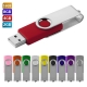 USB giratoria metálica cap 1GB 2GB 4GB 8GB 16GB