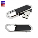 USB metálica con gancho para colgar cap 4GB y 8GB