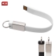 USB llavero de silicón con placa metálica cap 4 GB