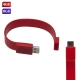 USB en forma de pulsera de silicón cap 4Gb y 8Gb