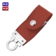 USB con broche y funda de piel cap 4Gb y 8GB