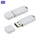 USB metálica con tapa color plata cap 2GB y 8GB