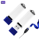 USB de acrílico rectangular con cap 8GB
