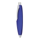 Pluma curva con detalles en color plata