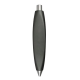 Pluma curva con detalles en color plata