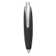 Pluma curva con detalles en color plata