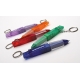 Pluma llavero con silbato integrado en 5 colores diferentes