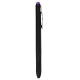 Pluma con barril negro y Stylus integrado en diferentes colores