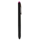 Pluma con barril negro y Stylus integrado en diferentes colores
