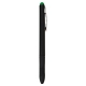 Pluma con barril negro y Stylus integrado en diferentes colores
