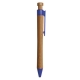 Bolígrafo ecológico de bamboo con detalles en varios colores