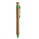 Bolígrafo ecológico de bamboo con detalles en varios colores