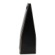Estuche de piel para vinos triangular color café