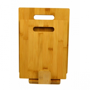 Set de tabla ecológica para picar de bamboo