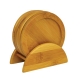 Porta platos set coaster de bamboo