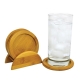Porta platos set coaster de bamboo