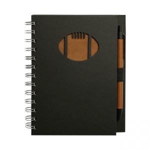 Libreta ecológica con bolígrafo disponible en 5 deportes diferentes