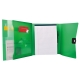 Folder de plástico con broche en varios colores