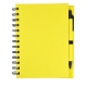 Libreta ecológica lisa con bolígrafo en diferentes colores