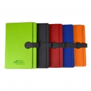 Set de libreta de curpiel con bolígrafo de diferentes colores