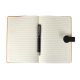 Set de libreta de curpiel con bolígrafo de diferentes colores