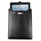 Porta Ipad Milán en curpiel color negro y con broche
