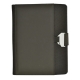 Porta Ipad Damasco en tela y curpiel color negro