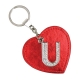Llavero I love you en forma de corazón color rojo