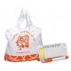 Bolsa de shopping color blanca con libreta incluida
