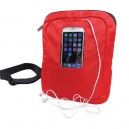 Mochila Spitz con compartimiento para el celular de una sola asa